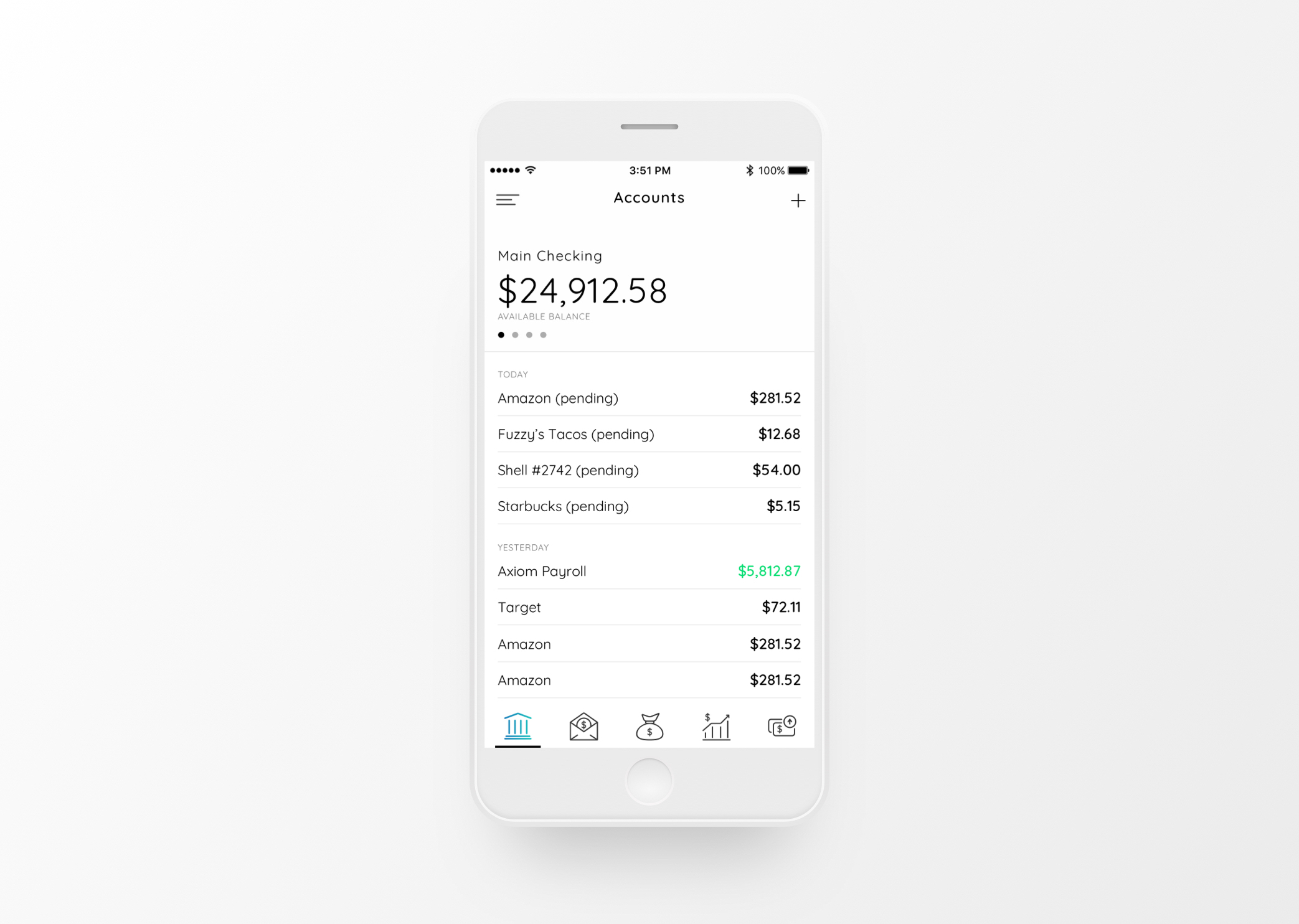 Minimalist exploration relying on typography for hierarchy